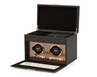 Axis Double Watch Winder with Storage 