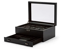 Axis 10 Piece Watch Box with Drawer 