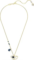 Swarovski - Symbolica pendant, Evil eye, Blue, Gold-tone plated 5692178