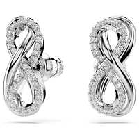 Swarovski - Hyperbola stud earrings, Infinity, White, Rhodium plated - 5687269/5689648 (SS)