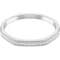 Swarovski - Matrix bangle, Baguette cut, White, Rhodium plated 5705784