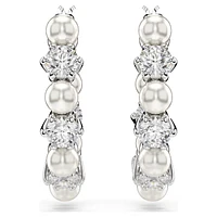Swarovski Matrix Pearl Hoop Earrings - 5709256/5720885 (SS)