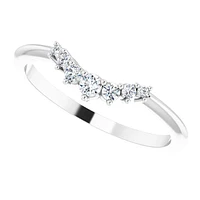 14K White, Yellow or Rose Gold 0.50cttw Diamond Ring