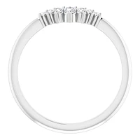 14K White, Yellow or Rose Gold 0.50cttw Diamond Ring