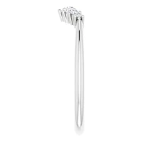 14K White, Yellow or Rose Gold 0.50cttw Diamond Ring
