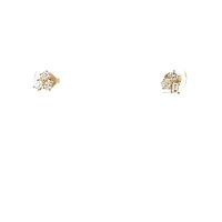 10K Yellow Gold 0.30cttw Lab Grown Diamond Earrings