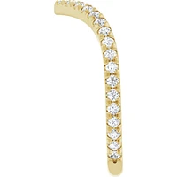 14K White, Yellow or Rose Gold 0.375cttw Diamond Ring - Lab Grown Diamonds /