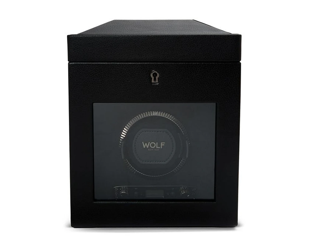 British Racing Single Watch Winder with Storage 