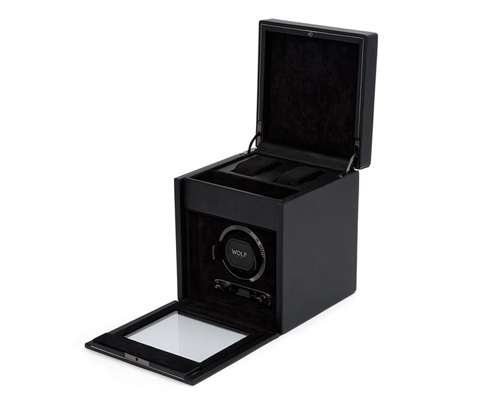 British Racing Single Watch Winder with Storage 