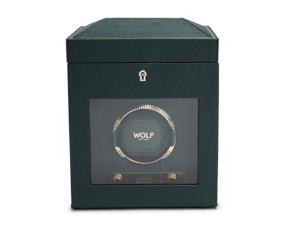 British Racing Single Watch Winder with Storage 