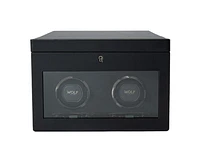 British Racing Double Watch Winder with Storage 