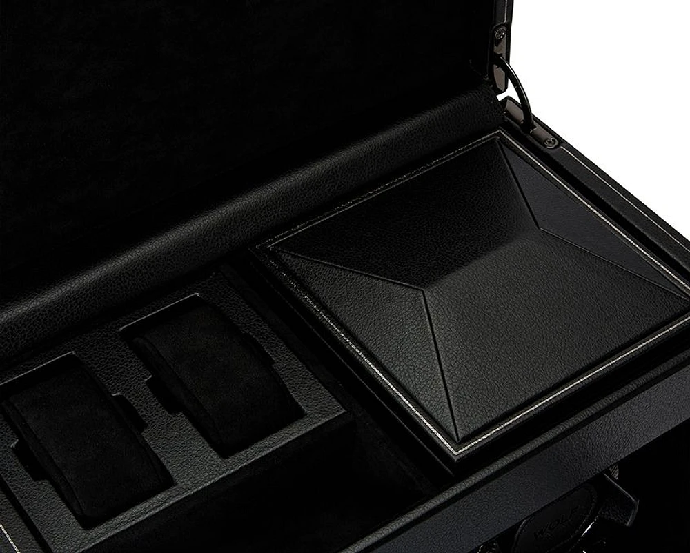 British Racing Double Watch Winder with Storage 