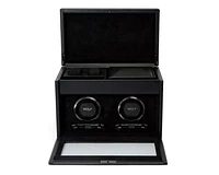 British Racing Double Watch Winder with Storage 
