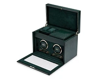 British Racing Double Watch Winder with Storage 