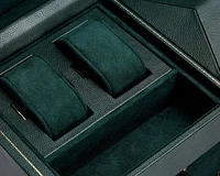 British Racing Double Watch Winder with Storage 
