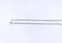 925 Sterling Silver 3mm Curb Chain - 20 Inches