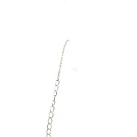 925 Sterling Silver Cubic Zirconia Infinity Link Bracelet  -  6.5-8.5 Inches