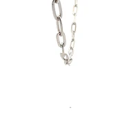 925 Sterling Silver 5.6mm 20" Paperclip Link Chain