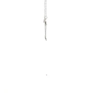 925 Sterling Silver 16-18" Cubic Zirconia Chain