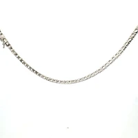 925 Sterling Silver 18" 3mm Cubic Zirconia Chain