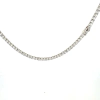925 Sterling Silver 18" 3mm Cubic Zirconia Chain