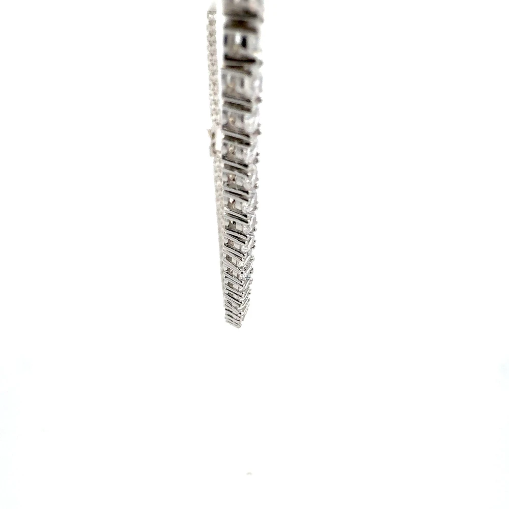 925 Sterling Silver 18" 3mm Cubic Zirconia Chain