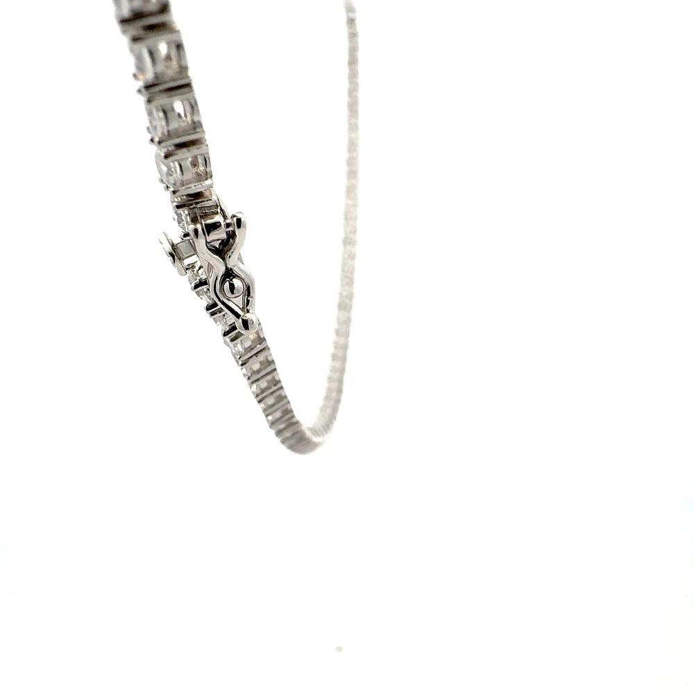 925 Sterling Silver 18" 3mm Cubic Zirconia Chain