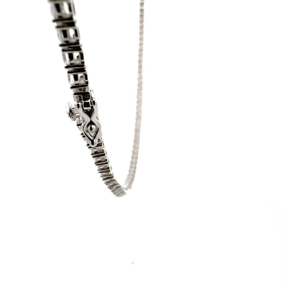 925 Sterling Silver 16" 3mm Cubic Zirconia Chain