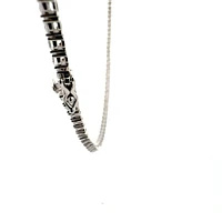 925 Sterling Silver 16" 3mm Cubic Zirconia Chain