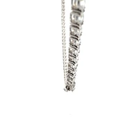 925 Sterling Silver 20" 4mm Cubic Zirconia Chain