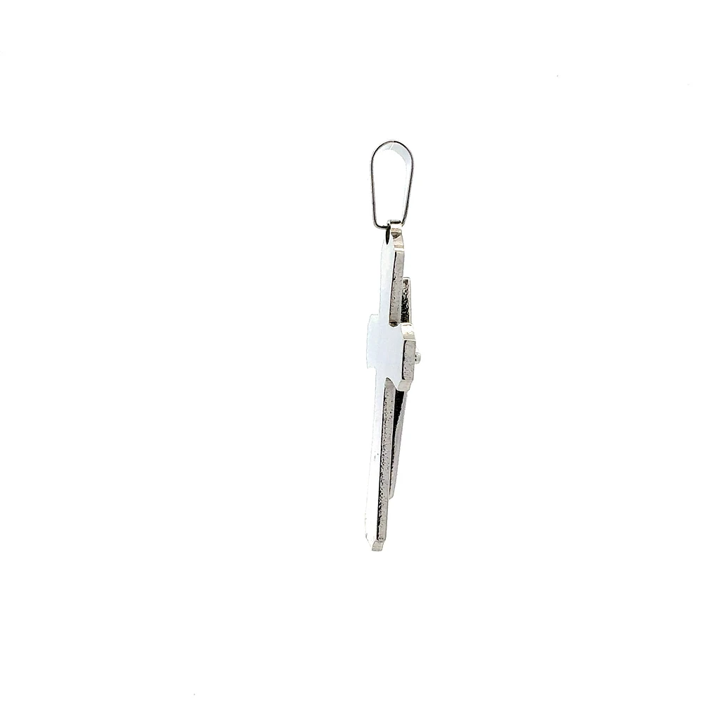 Stainless Steel 50X27mm Cross Pendant