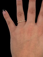 10K White or Yellow Gold Infinity Ring - /