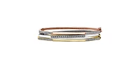 10K Yellow Gold 0.20 cttw Diamond Bangle