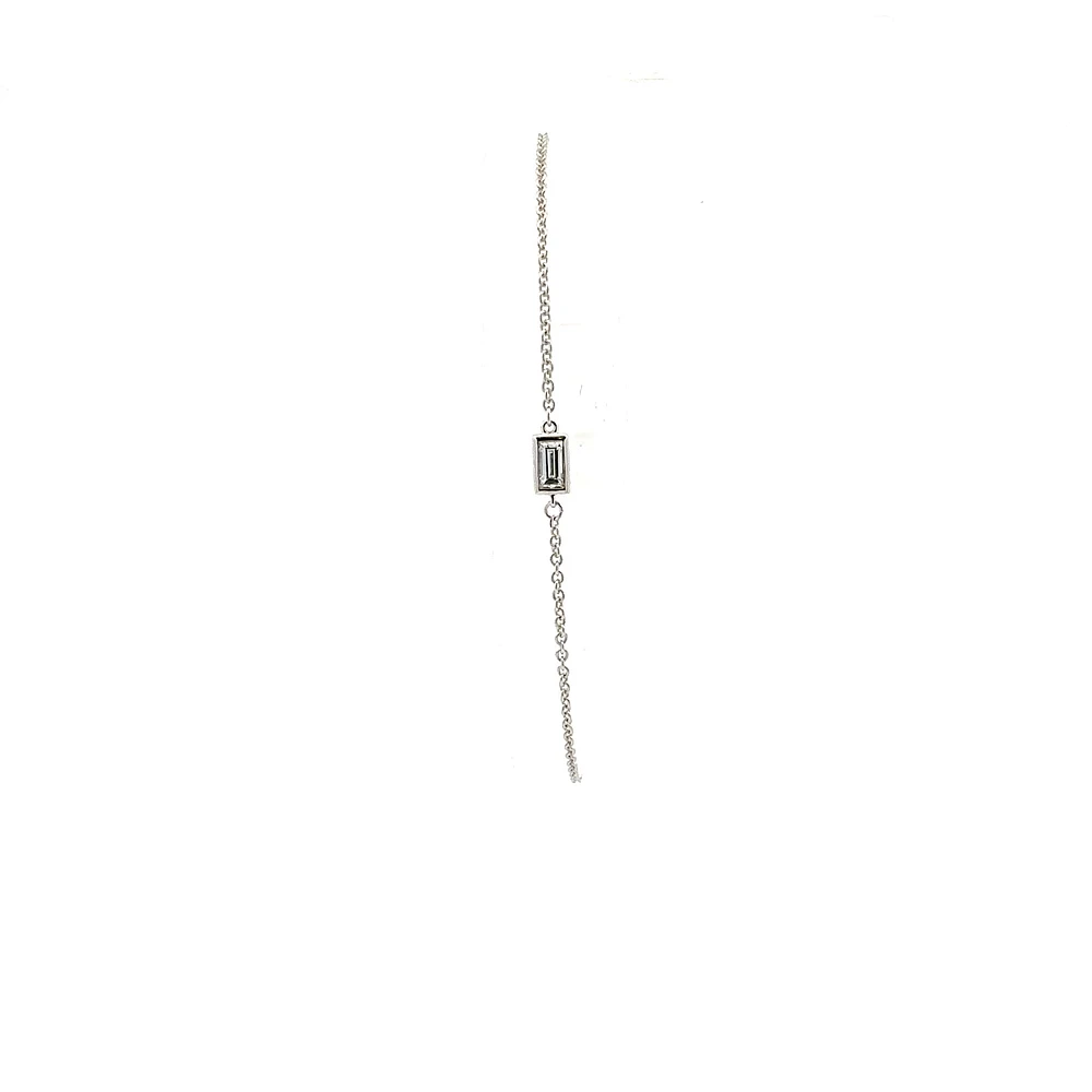 10K Gold Lab Grown Diamond reversible Motif Bracelet - / Pear
