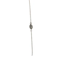 10K Gold Lab Grown Diamond reversible Motif Bracelet - / Pear