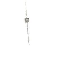 10K Gold Lab Grown Diamond reversible Motif Bracelet - / Pear