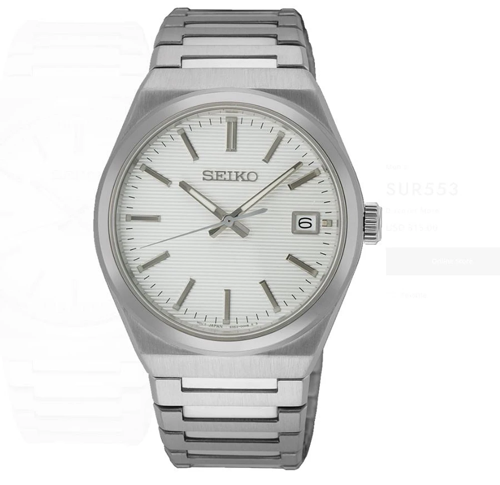 SEIKO Mens Watch SUR553 - Shipping Immediately