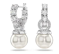 Swarovski Matrix Pearl Pierced Earrings - 5691716/5723778 (SS)