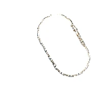 14K White Gold Sapphire and Diamond Bracelet
