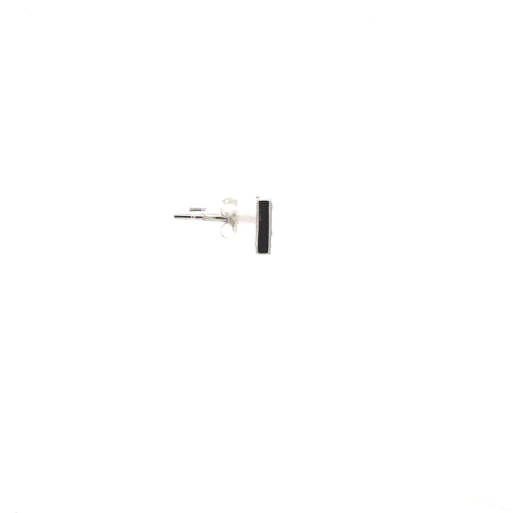 14K White Gold Blue Sapphire Earrings