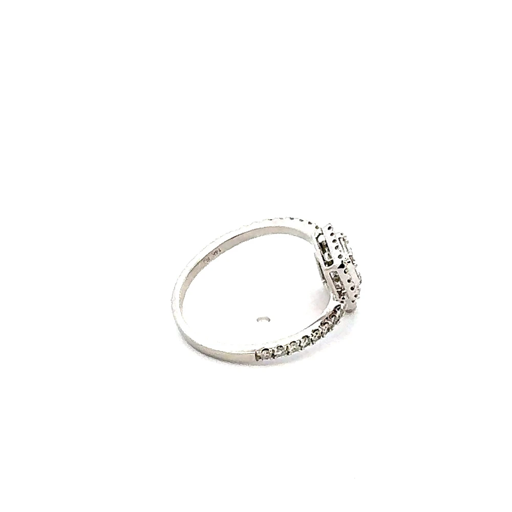 14K White Gold 0.74 cttw White Diamond Band