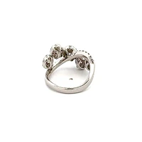 14K White Gold cttw White Diamond Ring