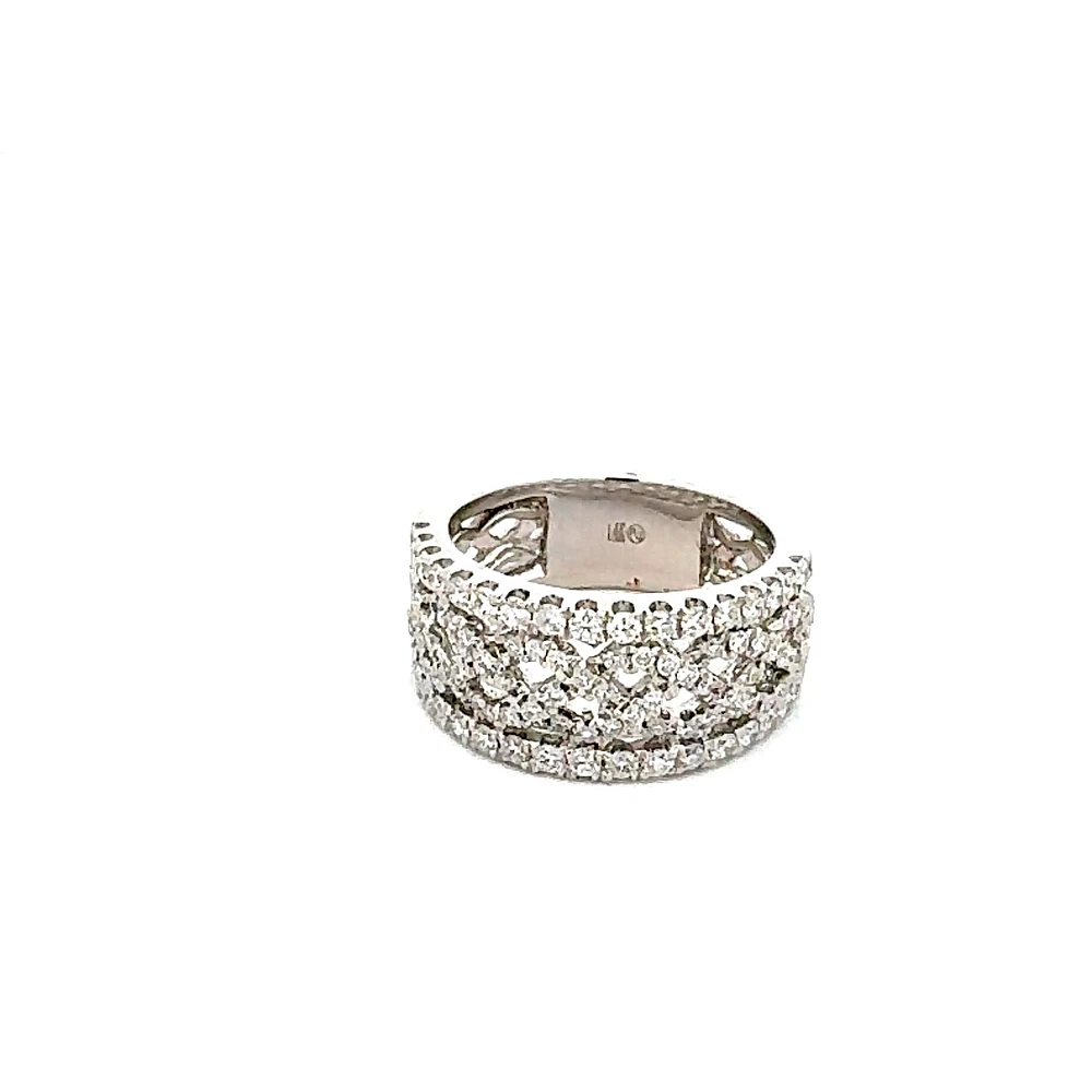 14K White Gold 1.04 cttw White Diamond Ring