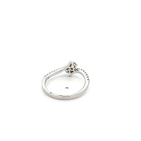 14K White Gold 0.45 cttw White Diamond Ring