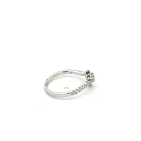 14K White Gold 0.45 cttw White Diamond Ring