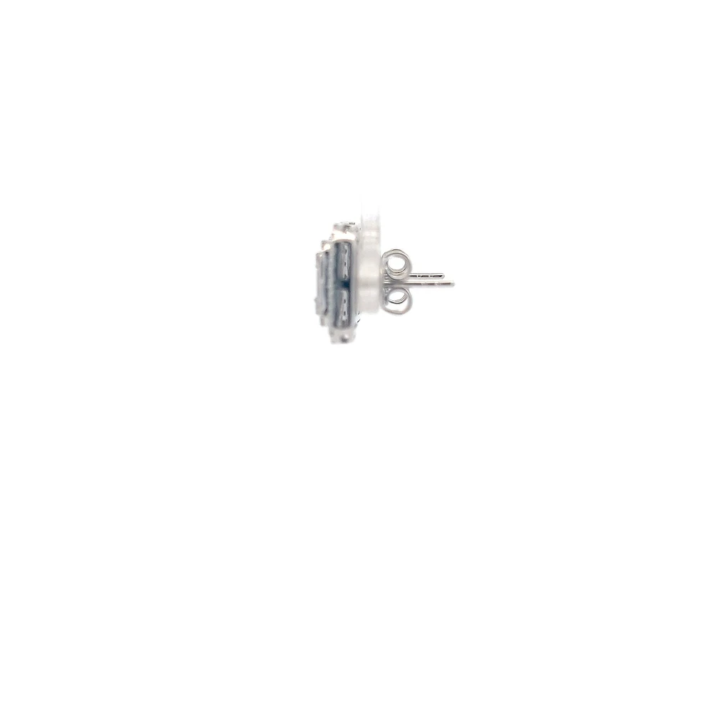14K White Gold 1.48 cttw White Diamond Earrings