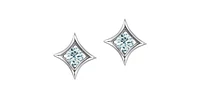 10K White Gold 0.25cttw Lab Grown Diamond Earrings