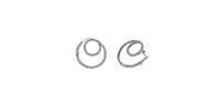 10K White Gold 0.65cttw Diamond Earrings
