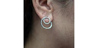10K White Gold 0.65cttw Diamond Earrings