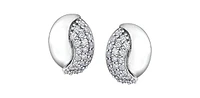 10K White Gold 0.28cttw Diamond Earrings